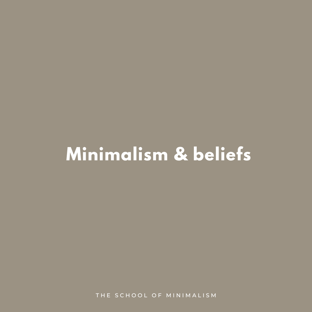 Minimalism + beliefs